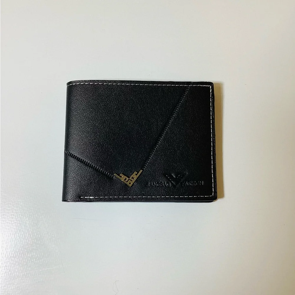 Fashion Leather Men Wallet - In the shade Black. Pick Color ~ Black or Brown